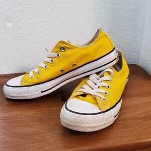 Converse Chuck Taylor Yellow Low Top Shoes
